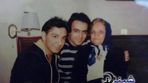 عکس شادمهر عقیلی با مادرش