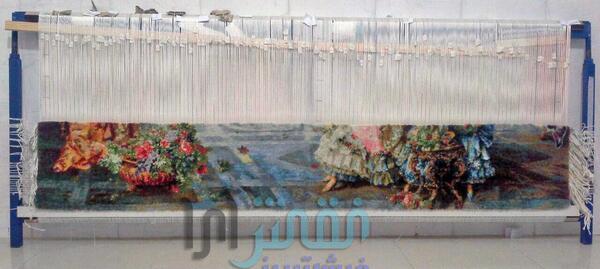 عکس تابلو فرش عروسی پاپ