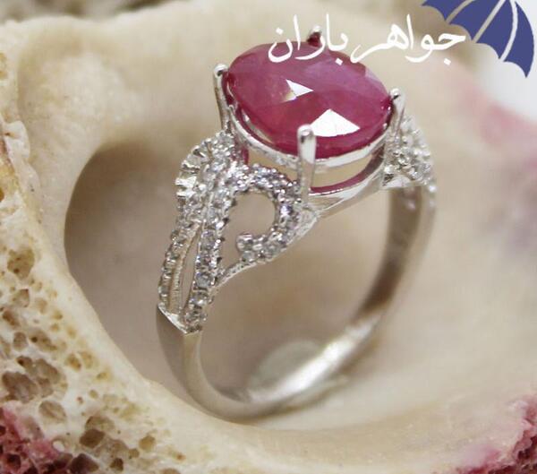 عکس انگشتر یاقوت مردانه