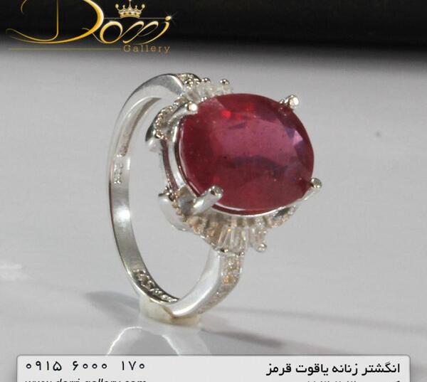عکس انگشتر یاقوت مردانه