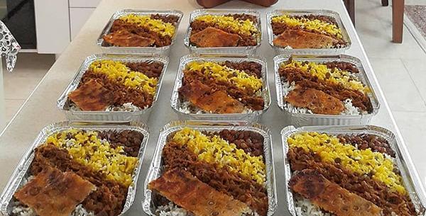 عکس چلو کباب نذری