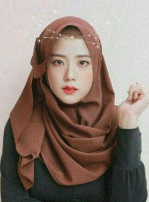 عکس بلک پینک با حجاب