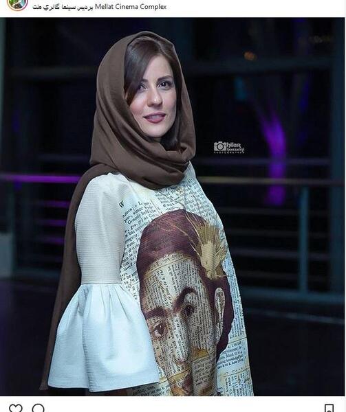 عکس سارا بهرامی در ساخت ایران