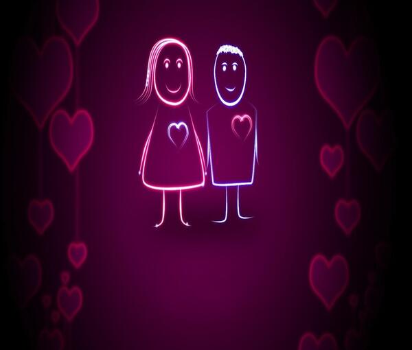 عکس عاشقانه بدون متن صورتی