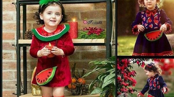 ژست عکس یلدا دخترانه