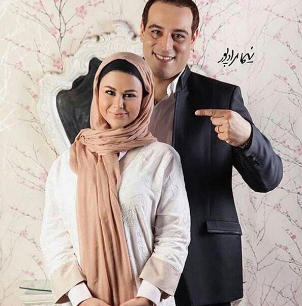 عکس زن پژمان جمشیدی در سریال دیوار به دیوار