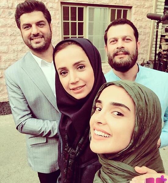 عکس الهه حصاری با بهرنگ علوی