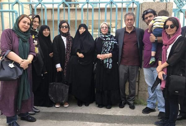 عکس باران کوثری و خانواده