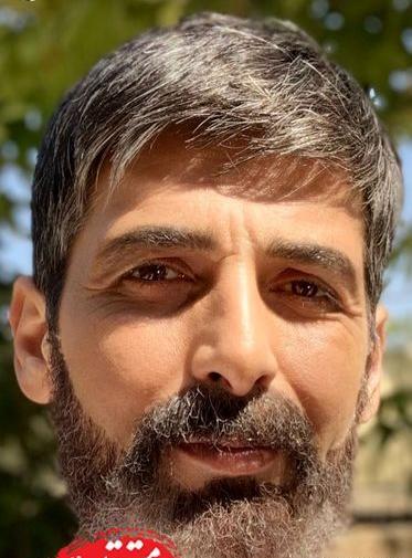 عکس حمید گودرزی با سبیل