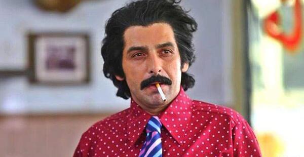 عکس حمید گودرزی با سبیل