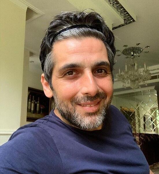 عکس حمید گودرزی با سبیل