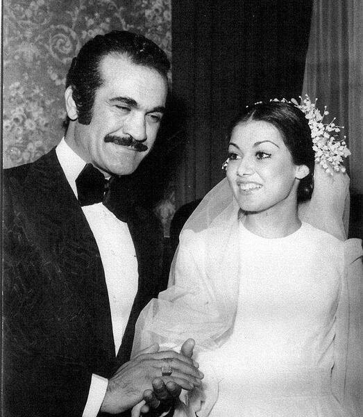 عکس عروسی فریدون فرخزاد و ترانه سندوزی