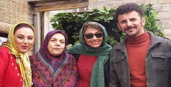 عکس امین حیایی با زنش