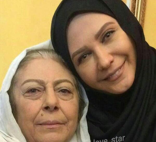 عکس ثریا قاسمی و دخترش لعیا زنگنه