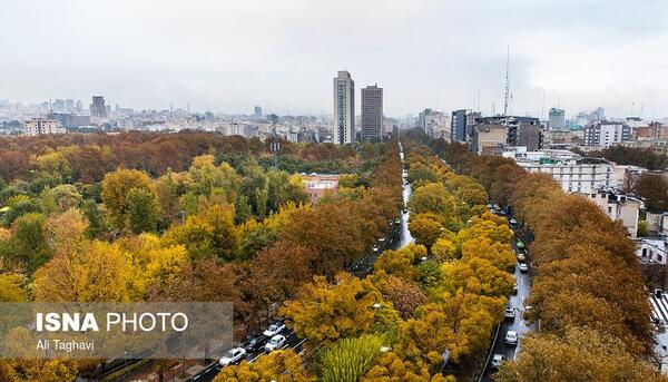 عکس پاییز شهری