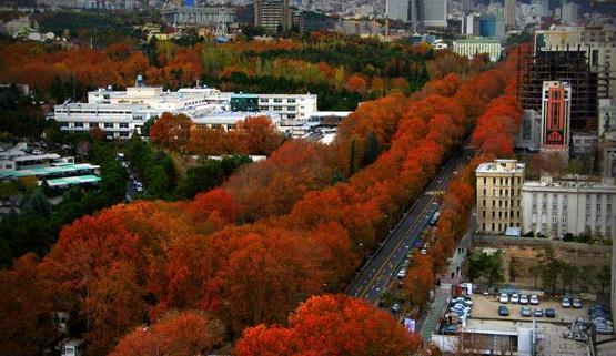 عکس پاییز شهری