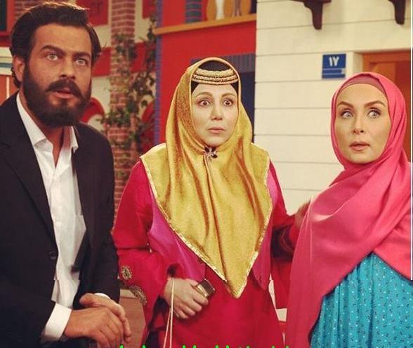 عکس بهنوش بختیاری در محله گل و بلبل