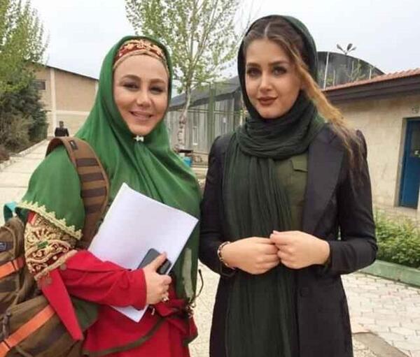 عکس بهنوش بختیاری در محله گل و بلبل