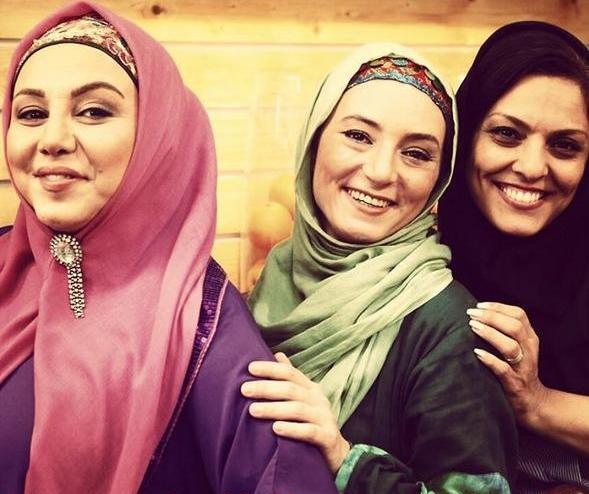 عکس بهنوش بختیاری در محله گل و بلبل