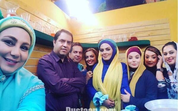 عکس بهنوش بختیاری در محله گل و بلبل