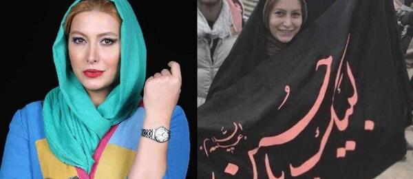 عکس فریبا نادری در پیاده روی اربعین