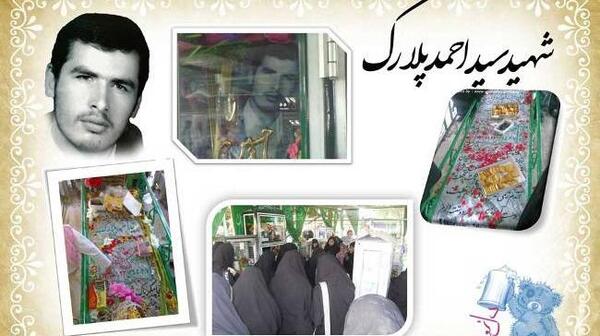 عکس سنگ قبر شهید پلارک