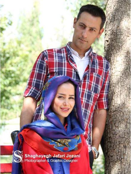 عکس الناز حبیبی شوهرش