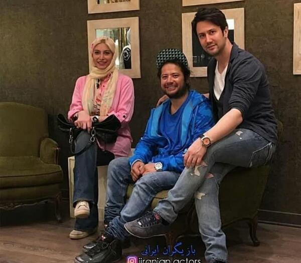عکس فریبا نادری با شاهرخ استخری