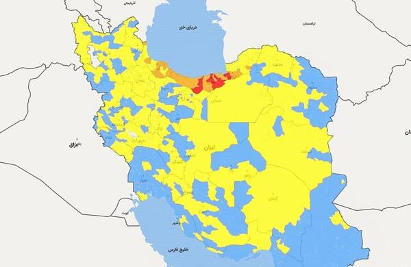 عکس نقشه شهرهای ایران