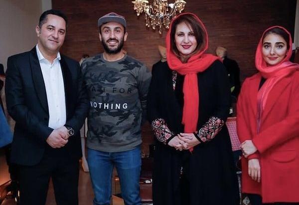 عکس فاطمه گودرزی و پسرش و عروسش