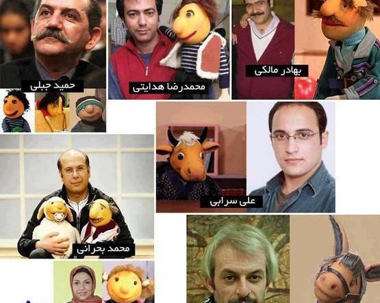 عکس پشت صحنه کلاه قرمزی