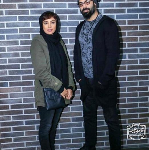 عکس حدیثه تهرانی با همسر