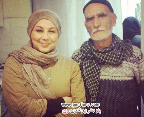 عکس بهنوش بختیاری با شوهرش