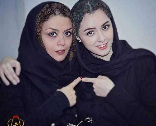 عکس شبنم فرشادجو و خواهرش