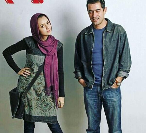 عکس شهاب حسینی با ترانه علیدوستی