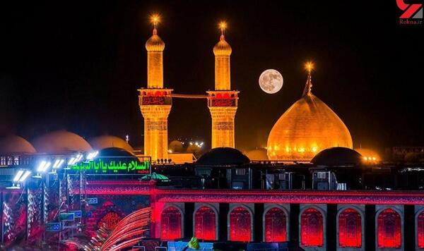 عکس جالب حرم امام حسین