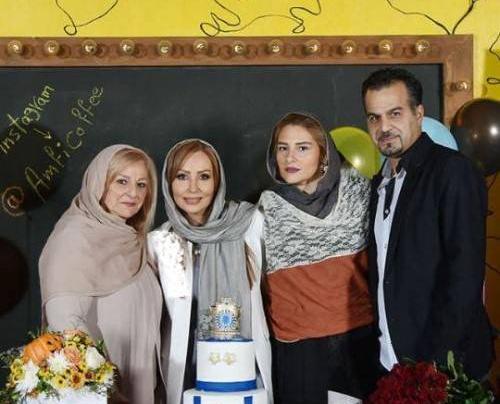 عکس کیک تولد پرستو صالحی