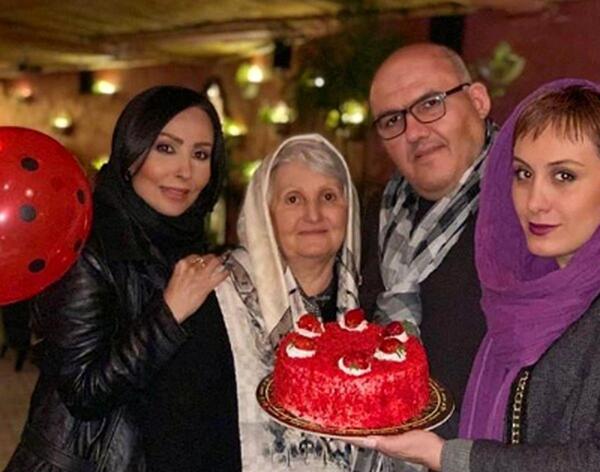 عکس کیک تولد پرستو صالحی
