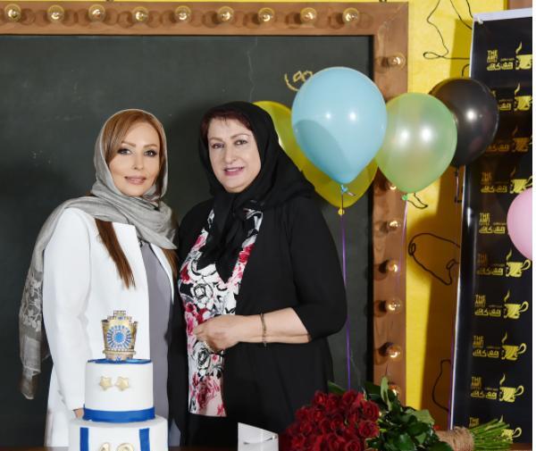 عکس کیک تولد پرستو صالحی