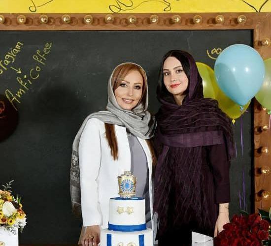 عکس کیک تولد پرستو صالحی