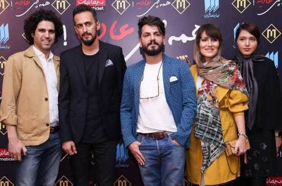 عکس بازیگر عباس غزالی و همسرش