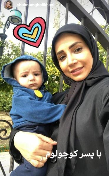 عکس شبنم قلی خانی با لاله مرزبان