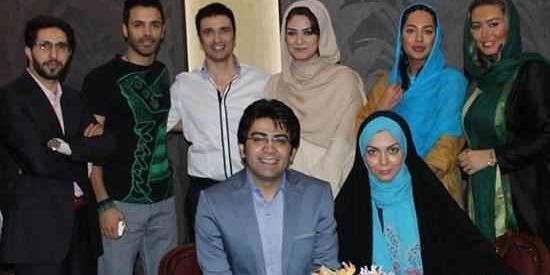 عکس فرزاد حسنی در مراسم ازاده نامداری