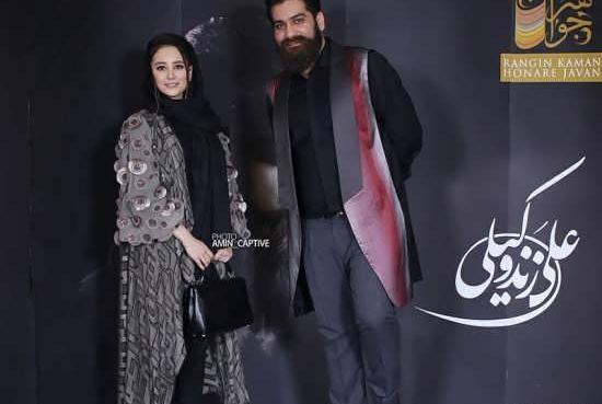 عکس الناز شاکردوست با کفش پاشنه بلند