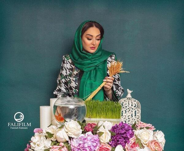 عکس الهام حمیدی در کیش
