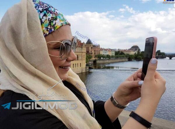 عکسهای بهنوش بختیاری در خارج