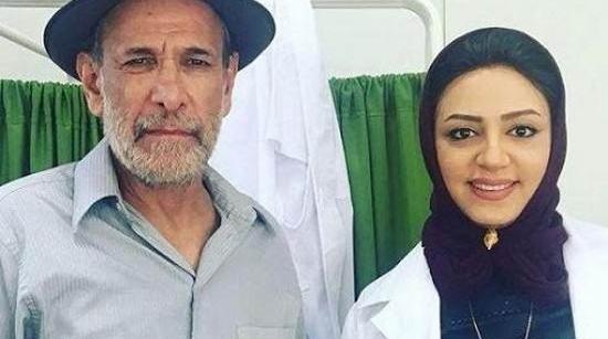 عکس حسین محجوب و همسرش