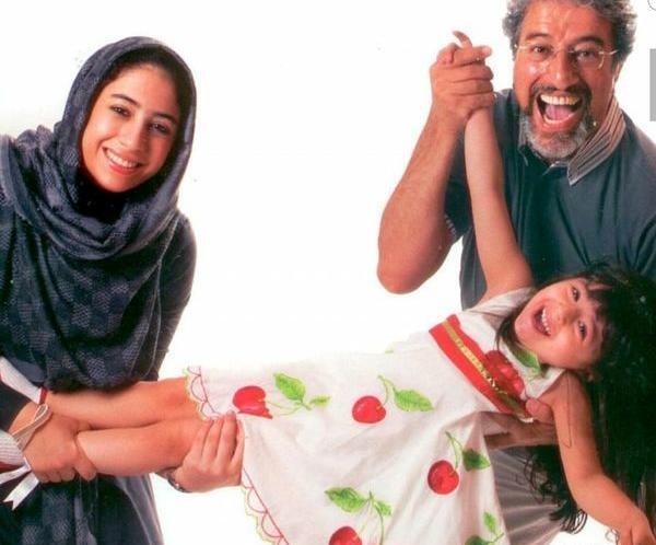 عکس علیرضا خمسه با خانواده اش