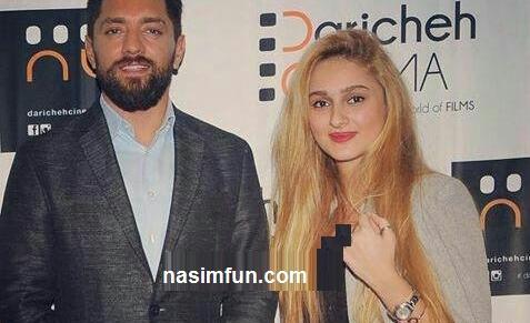 عکس همسر بهرام رادان و فرزندش