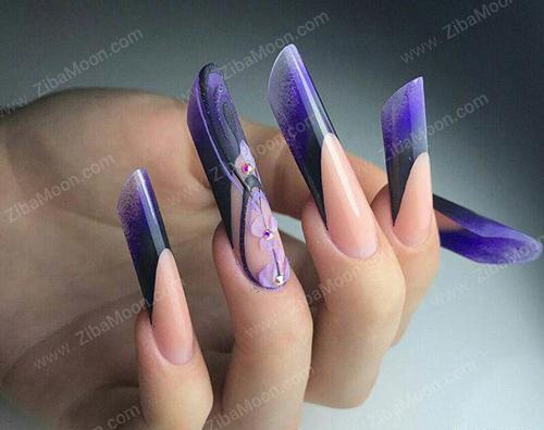 عکس کاشت ناخن ژورنالی